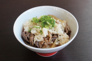 牛ごぼうの炊き込みご飯